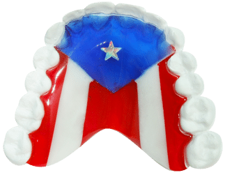 Puerto Rico Flag Acrylic Appliance