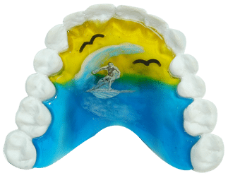 surfer acrylic retainer