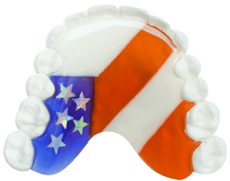 USA Flag Acrylic Appliance